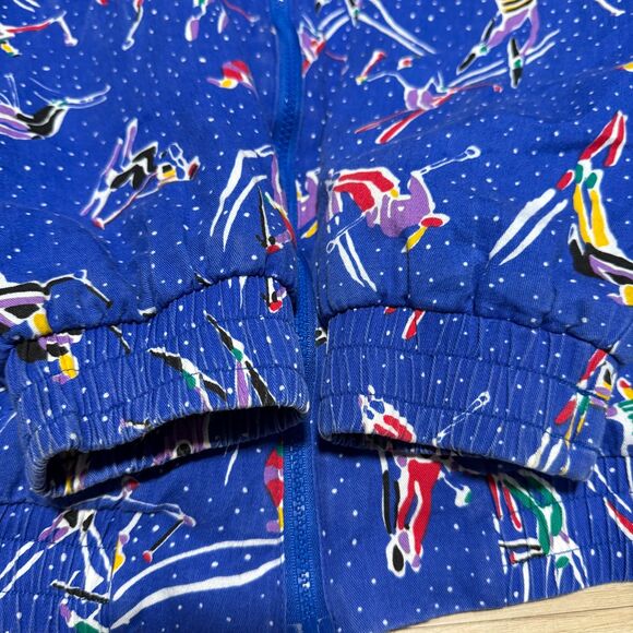 VINTAGE KEN DONE DESINGS 80S SKIING ALL-OVER PRINT JACKET ASPEN - Picture 5 of 7